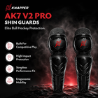 Ball Hockey Protective Gear | AK7 v2 Shinguards | Knapper