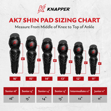 Ball Hockey Protective Gear | AK7 v2 Shinguards | Knapper