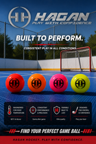 H-1 PRO Hockey Balls (5 Colors) 6 Pack
