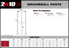 H-9 Padded Broomball Pants (Black)